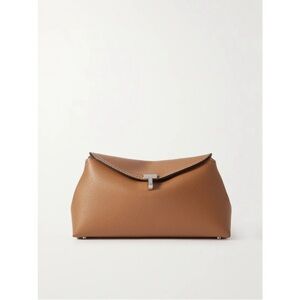 NWT Toteme T lock Clutch Tan